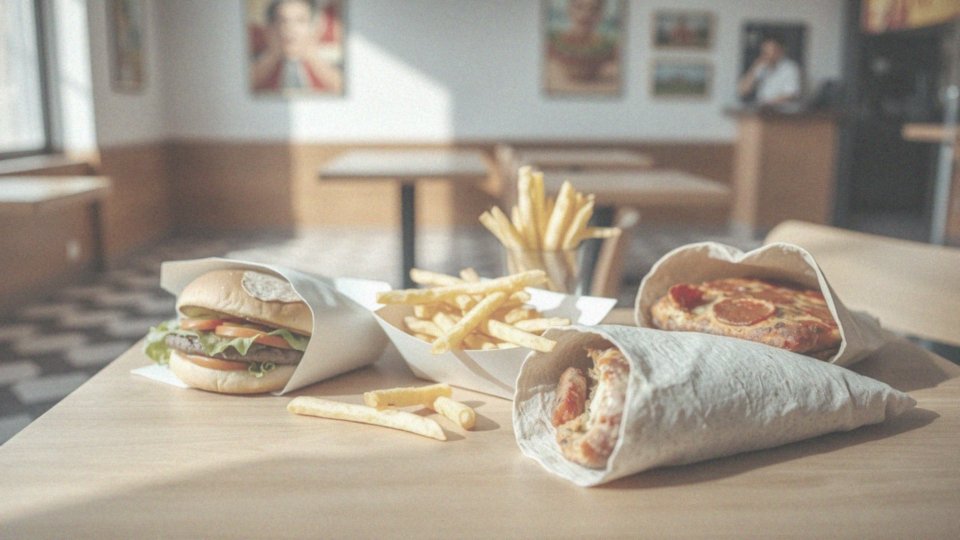 Jakie są najczęstsze dania w fast foodach i ich kaloryczność?