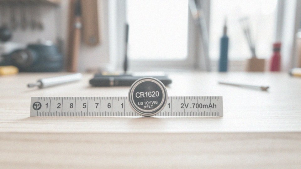 Jakie są dane techniczne baterii CR1620?