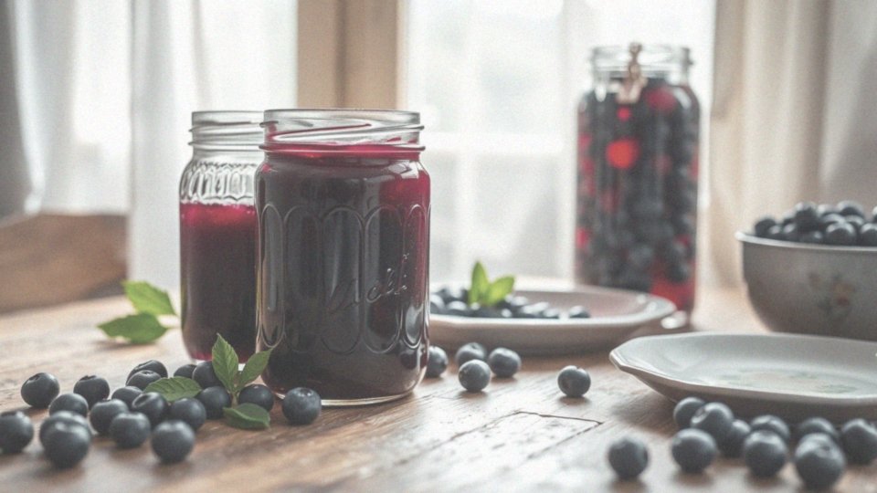 Jakie są różnice między dżemem a konfiturą z borówki amerykańskiej?