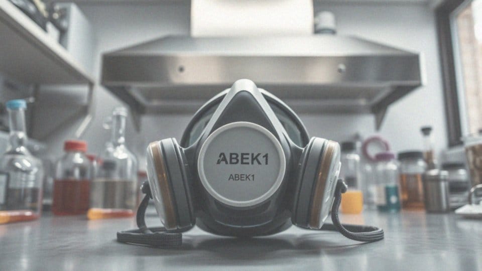 Jakie są główne kategorie gazów, przed którymi chroni pochłaniacz ABEK1?